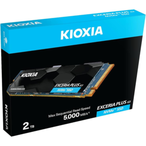 KIOXIA EXCERIA PLUS G3 2TB INTERNAL SSD M.2 PCIe Gen 4*4 NVMe 2280