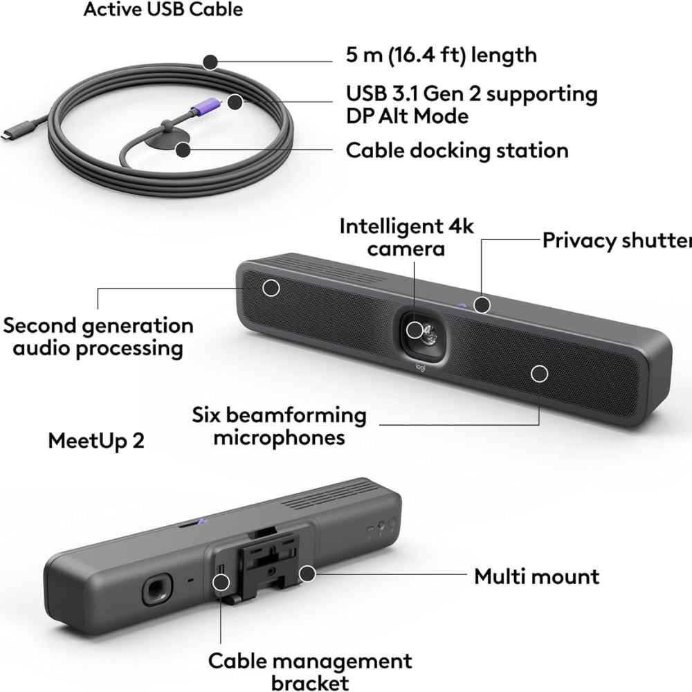 Logitech Meet Up 2 Conference Camera