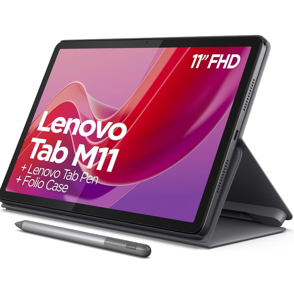 Lenovo Tab M11 – 11" Android Tablet, 8GB RAM, 128GB Storage, Wi-Fi + Cellular