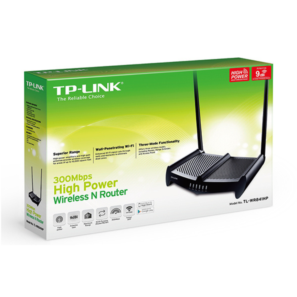 TP-Link 300Mbps High Power Wireless N Router (TL-WR841HP)