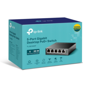 TP-Link TL-SG1005P 5-Port Gigabit Desktop Switch with 4-Port PoE+