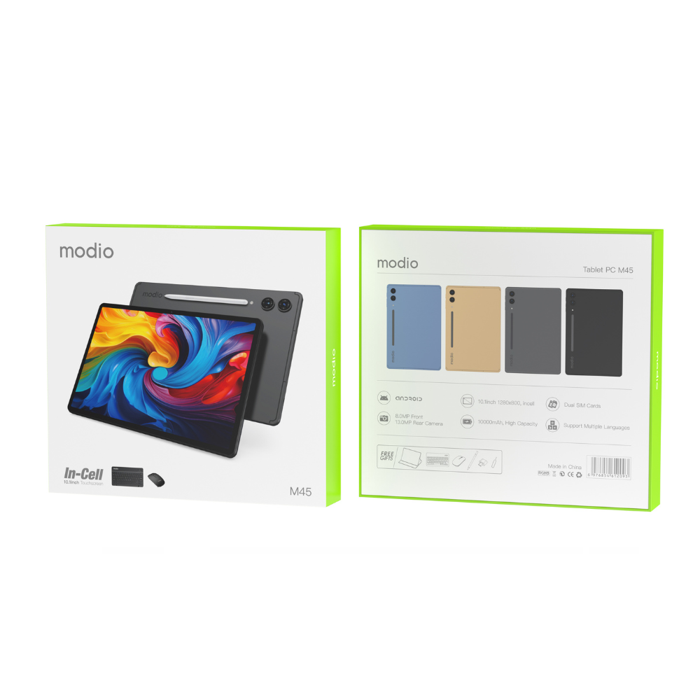 Modio M45 – 10.1" Android Tablet, 12GB RAM, 512GB Storage - Image 2