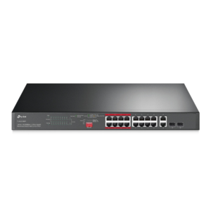 TP-Link JetStream TL-SG2218P 18-Port Gigabit Smart Switch with 16-Port PoE+