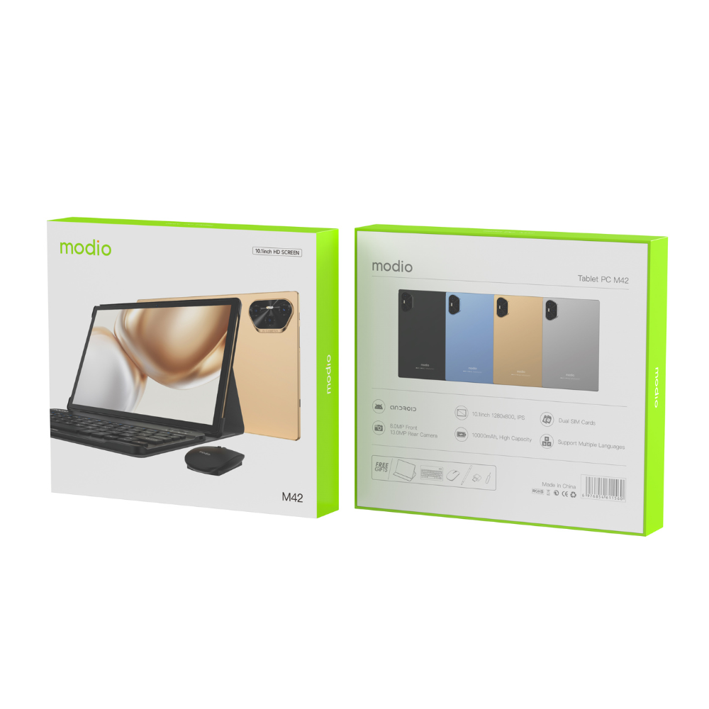 Modio M42 – 10.1" Android Tablet, 8GB RAM, 512GB Storage - Image 2
