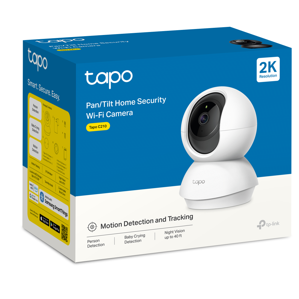 TP-Link Tapo C210 Pan/Tilt Home Security Wi-Fi Camera