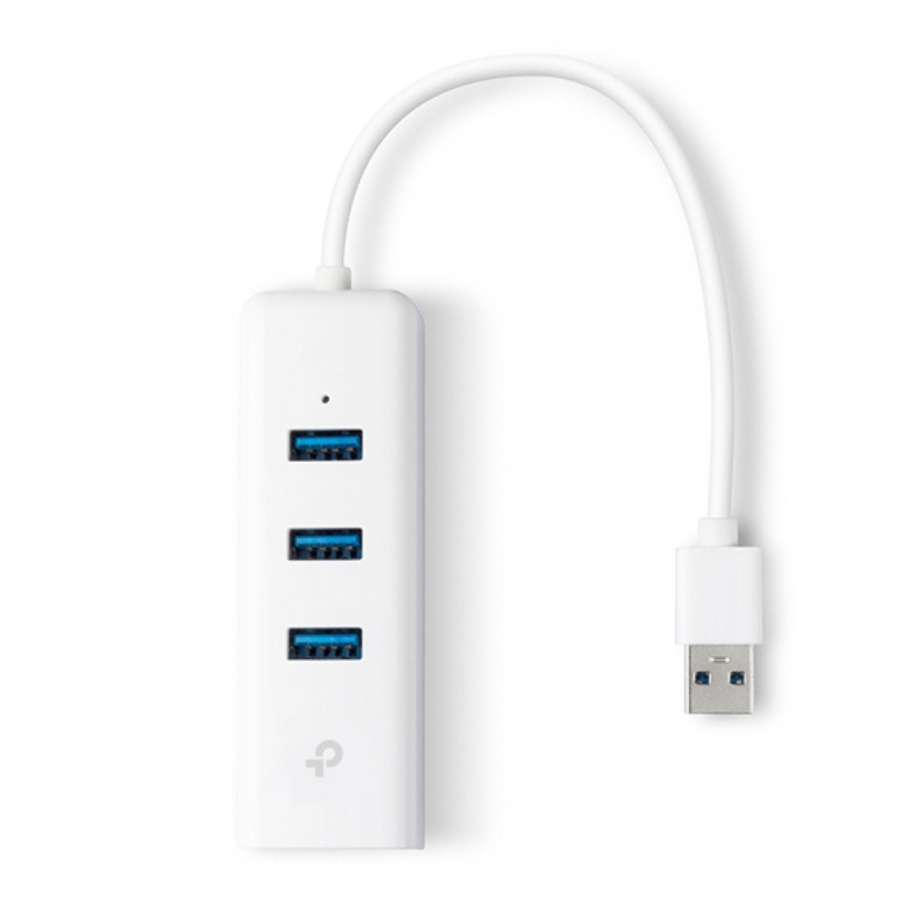 TP-Link UE330 USB 3.0 to 3-Port Hub & Gigabit Ethernet Adapter - Image 3