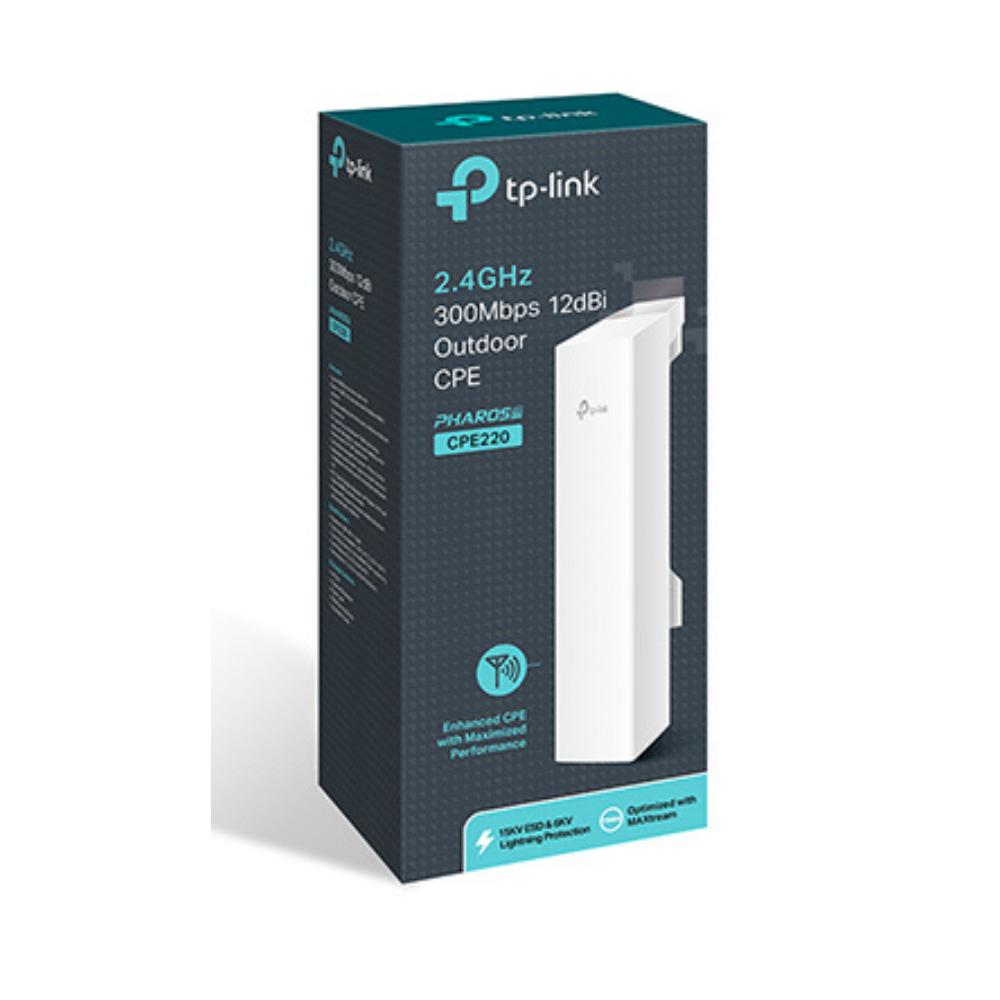 TP-Link CPE220 2.4GHz 300Mbps 12dBi Outdoor CPE