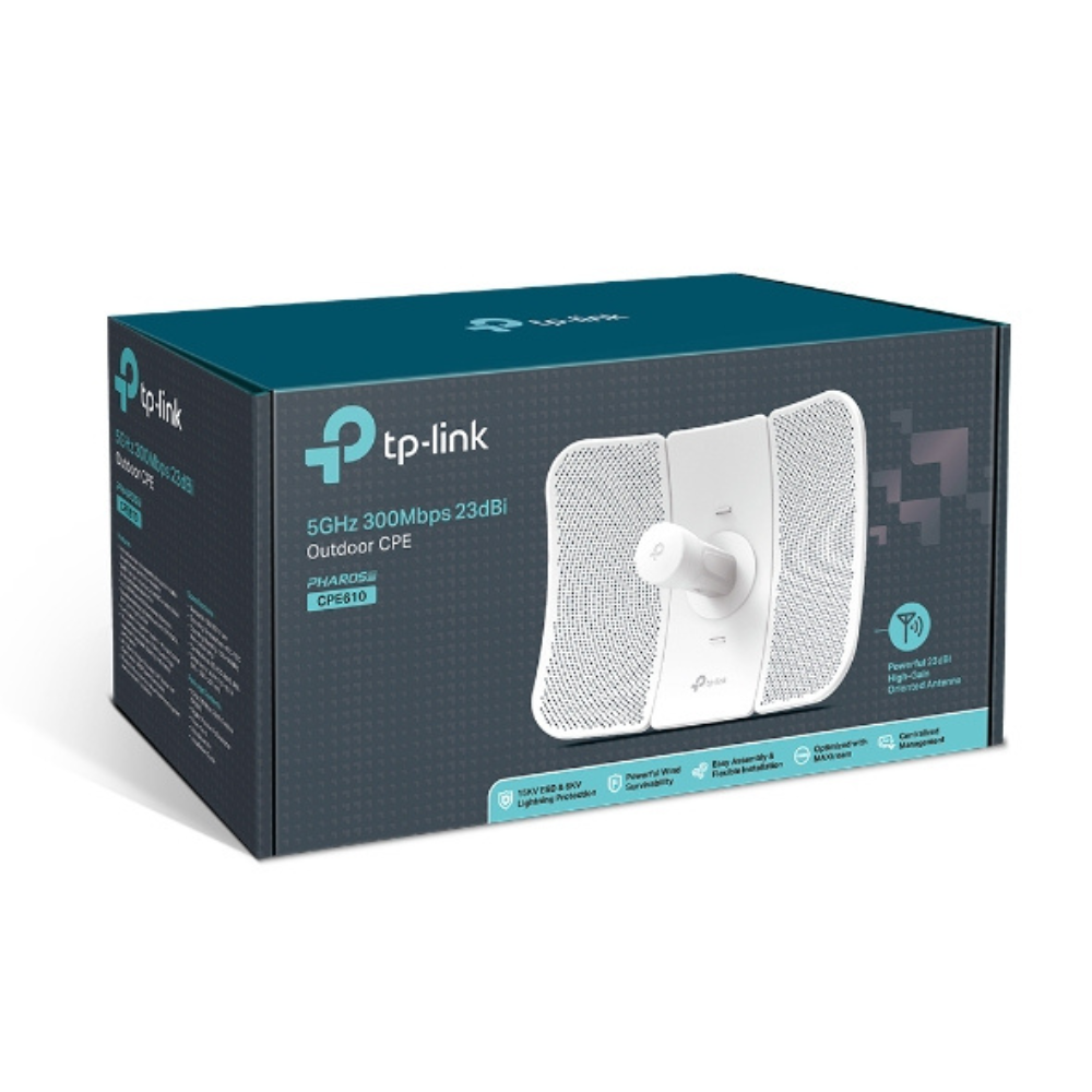 TP-Link CPE610 5GHz 300Mbps 23dBi Outdoor CPE - Image 2