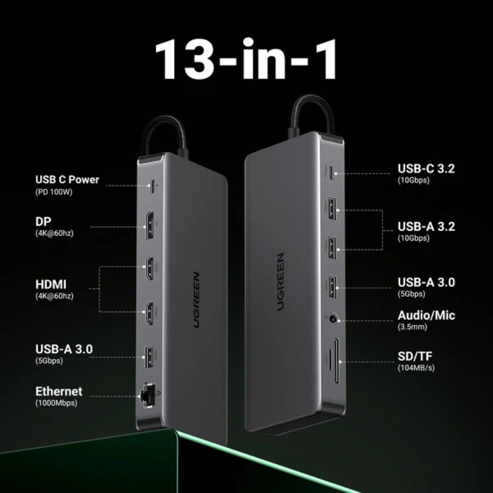 UGREEN CM681 13-in-1 USB-C Docking Station in Nairobi - Image 3