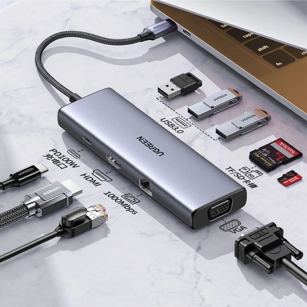 UGREEN CM498 9-in-1 USB-C Docking Station in Nairobi - Image 2