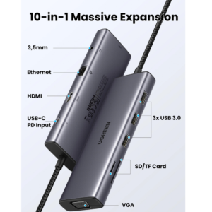 UGREEN CM498 10-in-1 USB-C Docking Station in Nairobi
