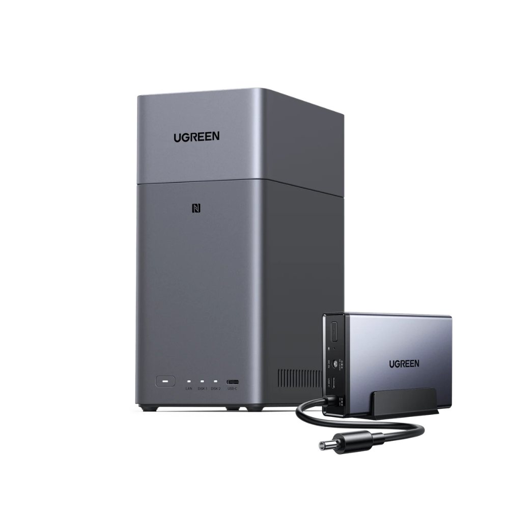 UGREEN NASync DH2300 2-Bay Desktop NAS – 8-Core ARM CPU