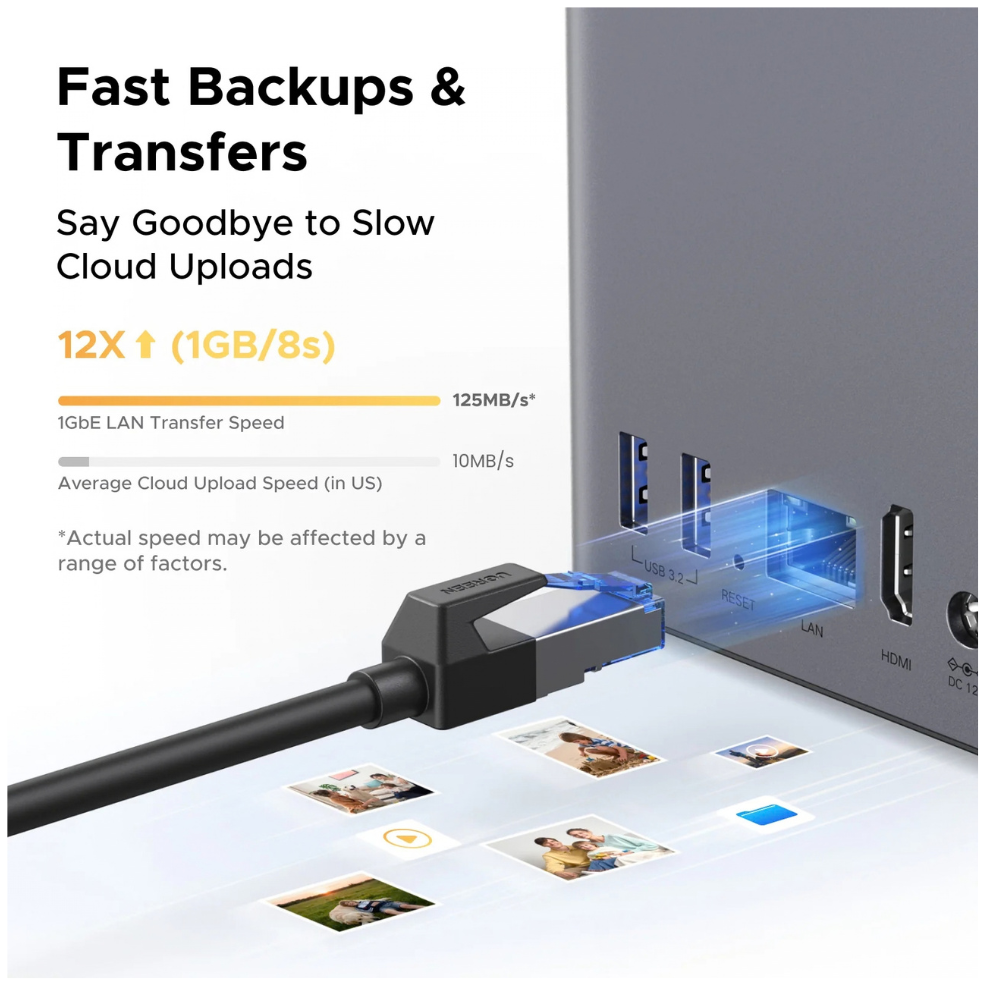 UGREEN NASync DH2300 2-Bay Desktop NAS – 8-Core ARM CPU, 4GB LPDDR4X, 64TB, 1GbE, 4K HDMI, Diskless - Image 2