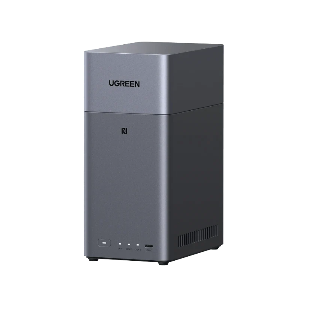 UGREEN NASync DH2300 2-Bay Desktop NAS – 8-Core ARM CPU