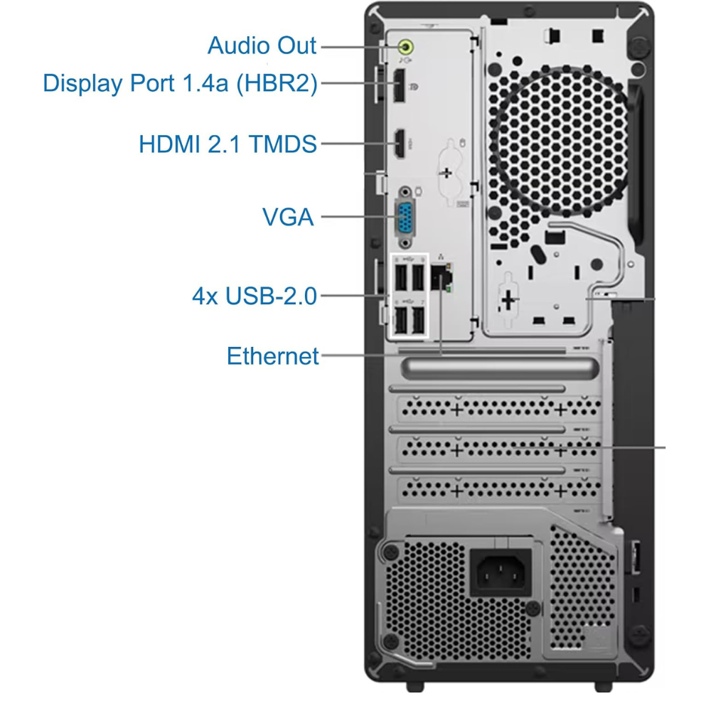 Lenovo ThinkCentre neo 50t Gen 5 Desktop – Core i3-13100 13th Gen, 8GB RAM, 512GB SSD - Image 3